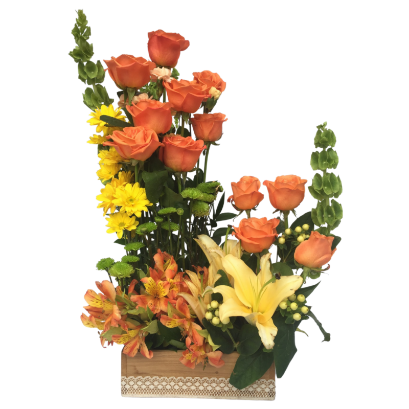 Jardinera de Rosas - Enviar flores. - Imagen 2