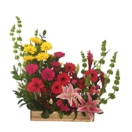 Jardinera de Gerberas y flores