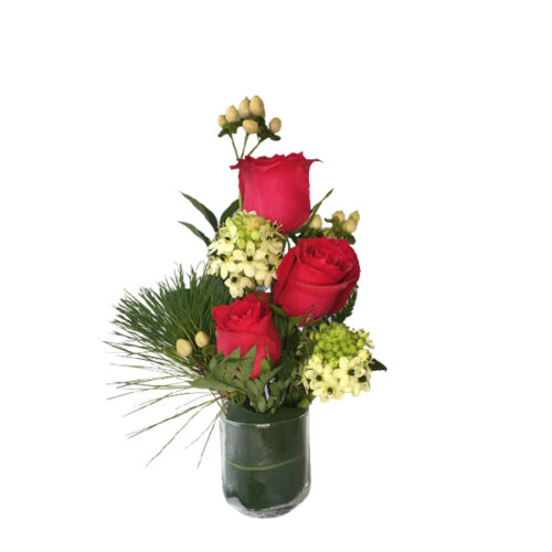 Detalle de Rosas - Arreglo de Flores.