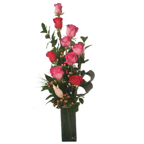 Detalle de Rosas - Arreglo de Flores.