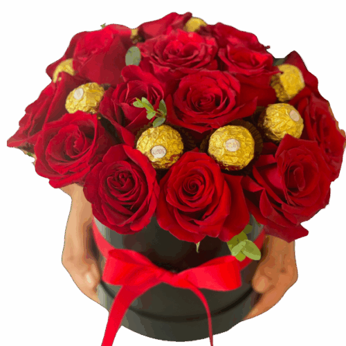 Box Amor Real - Rosas y Bombones Ferrero Rocher