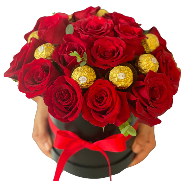Box Amor Real - Rosas y Bombones Ferrero Rocher