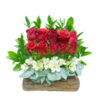Escalera de Rosas - Arreglo de Rosas Rojas