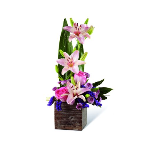 Tesoro Floral- Arreglo de Lirios y Rosas