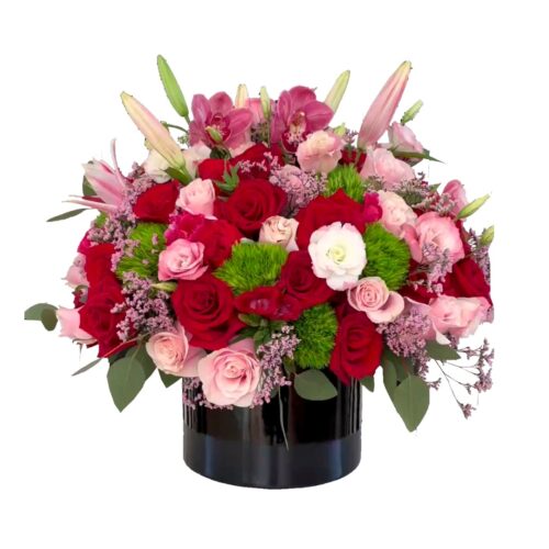 Box Premium - Arreglo de Rosas Multifloral