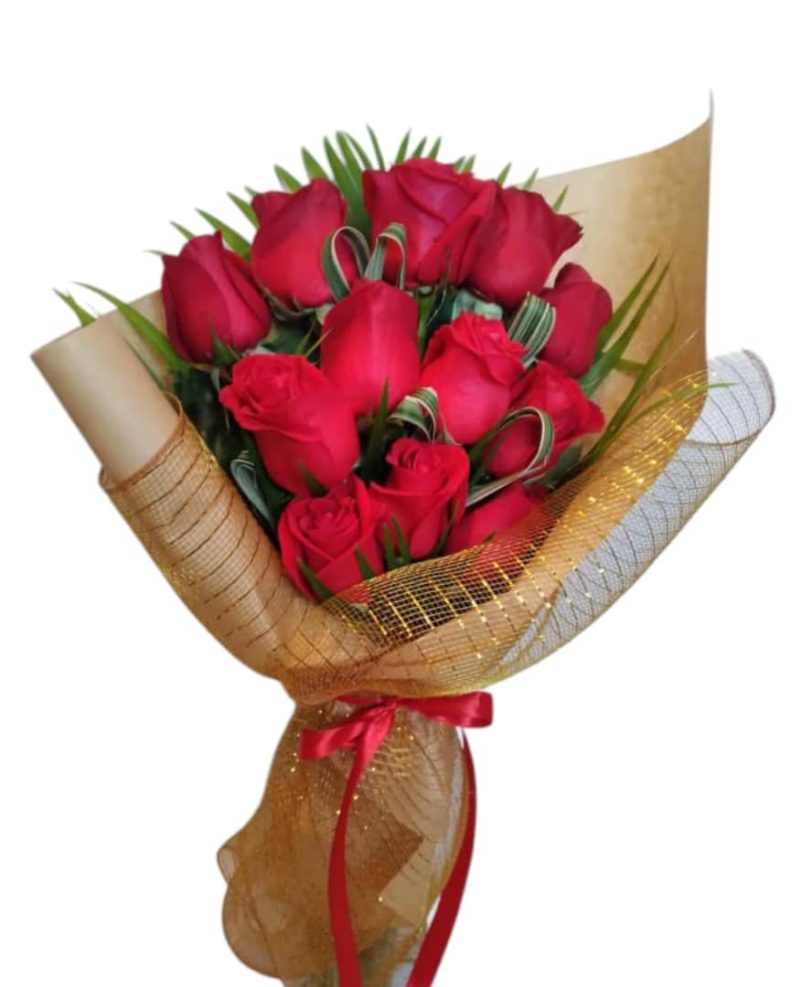 Smile - Bouquet de Rosas y Follaje