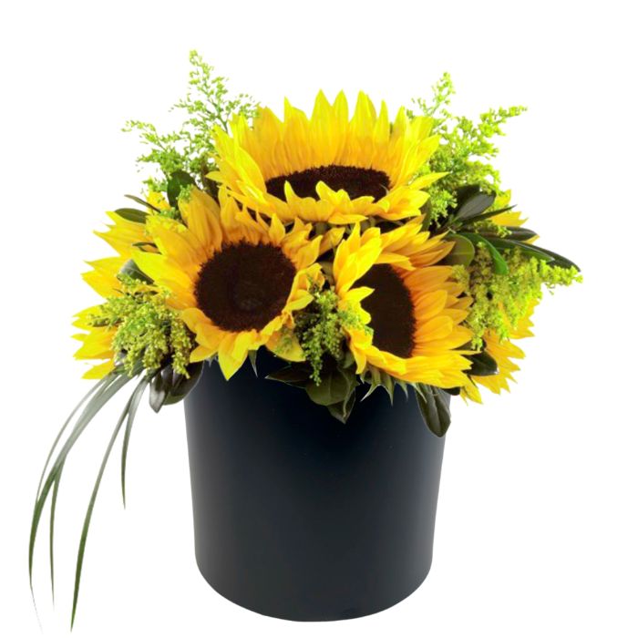 Box Amanecer Soñado - Unifloral de Girasoles