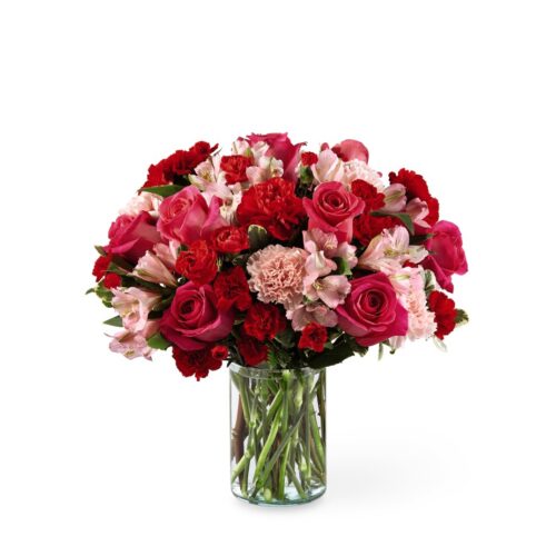 Eres Preciosa - Ramillete Multifloral de Rosas, Claveles y Clavellinas