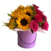 Box Bloomance - Arreglo de Rosas y Girasoles